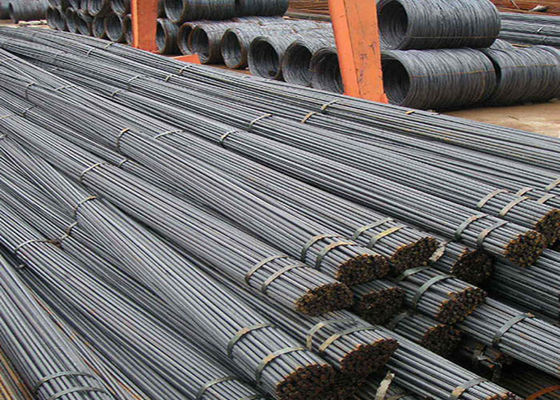 HRB400 barre d'acier déformée ondulée soudable, TMT Rods de renfort en acier